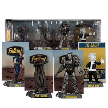 McFarlane Toys Fallout Lucy Maximus The Ghoul Vault Boy 6in Posed Figures 4pk