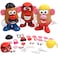 MrPotatoHeadSeries MrMrs Potato Head Action Figure Compatible with Mix and Match Accessories for Birthdays and Holidays 3 PCS