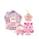 SSmall Shooting Star Catch Teenieping Season 5 Figure Set Korean Animation Toy Heartsping