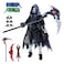 MIGESS T13 Action Figure Set 3D Printed Toy T13 Dummy 13 Titan 13t13 Action Figure AccessoriesDeath Cape Skeleton Robot Cool Robot Stop Motion Animation Figure GrayBlack