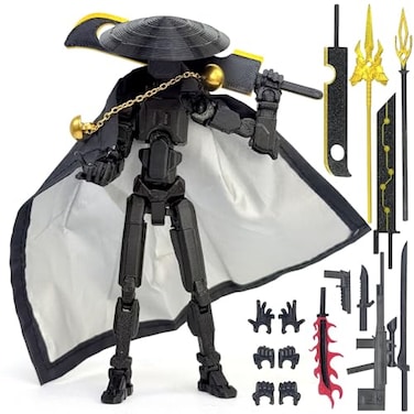 SGYYSG T13 Assembly Completed Action FiguresT13 Action Figure Robo 13 3D Printed Action Figure The Ultimate Hero for ActionPacked Playtime52 Inch Black