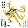 SGYYSG T13 Action Figure Assembly Completed Action FiguresT 13 3D Printed Toys The Premium Robot for SciFi EnthusiastsFour Claws Robot 52 Inch Gold