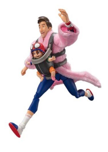TAMASHII NATIONS SpiderMan Across The SpiderVerse Peter B Parker MayDay Parker SHFiguarts Action Figure