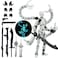 PkghoKids T13 Action Figure Already Assembled AccessoriesT13 MultiJointed Movablefor Collectors Desktop Decorations t13 Movability 3D Printed Toys Luminous 55inch