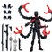 PkghoKids T13 Already Assembled Action Figure AccessoriesT13 MultiJointed Movablefor Collectors Desktop Decorations t13 Movability 3D Printed Toys Black Red 72inch