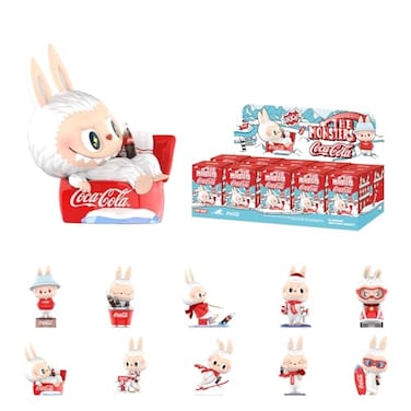 POP MART The Monsters CocaCola Series 10PCs Blind Box Figures Random Design Action Figures Collectible Toys Home Decorations Holiday Birthday Gifts Whole Set