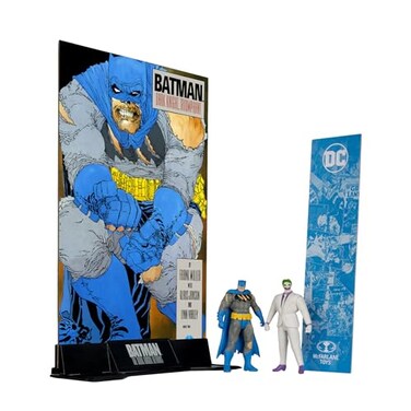McFarlane Toys DC Direct Page Punchers 2pk Batman The Joker 3in Figures with Comic