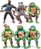 OBXAVV 47 Turtles Action Figures 6PCS Figure Bundle Toys Collection Birthday for Kids