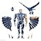 Super7 ULTIMATES SilverHawks Steelwill VAC Metal Toy Version 7 SilverHawks Action Figure with Accessories Classic Cartoon Collectibles