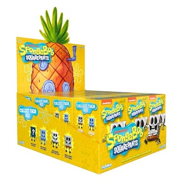 Super7 Spongebob SkullPants Blind Box Flat 12 Pack 375 Spongebob Action Figures Classic Cartoon Collectibles and Retro Toys
