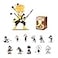 POP MART Naruto Ninkai Taisen Series Figures Blind Box Figures Random Design Action Figures Collectible Toys Home Decorations Holiday Birthday Gifts Single Box