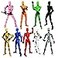 Dumwick Titan 13 Action Figure2026 New Lucky Robot 13 Action Figures3D Printed Action FigureDummy Robot 13 Action Figures Desktop Decorations Game Gifts 9 pcs