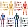 FoxVilla Assembly Completed T13 Action Figure Titan 13 3D Printed Action Figure 3D Printed Titan13 Assembled Dummy 13 Lucky 13 Toy Figure