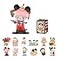 POP MART DIMOO World Disney Series Figures Blind Box Figures Random Design Action Figures Collectible Toys Home Decorations Single Box