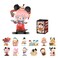 POP MART DIMOO World Disney Series Figures Blind Box Figures Random Design Action Figures Collectible Toys Home Decorations Single Box