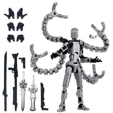 PkghoKids T13 Already Assembled Action Figure AccessoriesT13 MultiJointed Movablefor Collectors Desktop Decorations t13 Movability 3D Printed Toys