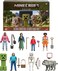 Mattel Minecraft Ultimate Movie Pack with 8 Action Figures 8 Accessories Including 4inch Steve Creeper Collectible Toy Set