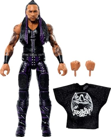 Mattel WWE Elite Collection Top Picks Action Figure Accessories Set Damian Priest 6inch Collectible with Swappable Hands Ring Gear 25 Articulation Points