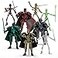 BOZOBO 8pcs 13 Action Figures Assembly RequiredDIY MultiColored Titan 13 Action Figure Set with Medieval Knight Style3D Printed MultiJointed Movable 13Action T Figure for Kids Adults