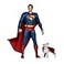 McFarlane Toys DC Theatrical Deluxe 7in WV1 Superman with Krypto Superman Movie