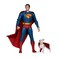 McFarlane Toys DC Theatrical Deluxe 7in WV1 Superman with Krypto Superman Movie