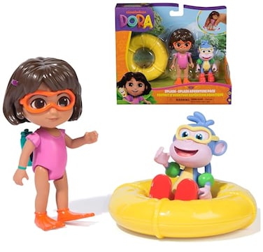 DORA Dora SplashSplash Adventure Pack with Dora Boots Toy Figures Accessories Kids Toys for Girls Boys Ages 3 and Up