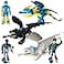 Toysvill Dragons Vikings Big Collection Action Figures Light Fury Night Fury Deadly Nadder 2 Hiccups Astrid Hofferson Set of 6 Pcs