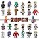DLOCVN Mini Superhero Toys 26PCS Minifigures Small Action Figures Superhero Party Birthday Decorations for Kids Christmas Stocking Easter Eggs Cake Toppers Collectibles