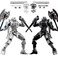 MMXBGS 2er Set T13 Action Figure Assembly Completed Shield Warrior Titan 13 Action Figures MultiJointed Movable Action Figure Lucky 13 Robot Desktop Decorations for Game Lovers Toy