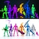 Deeplus 6PACK Glowing Titan 13 Action Figure Set Already Assembled Dummy 13 3D Printed Action Figures With Weapons Accessories T Lucky Robo 13 Nova 13 Action Figures Figura de accin 13 6Colors