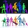 Deeplus 6PACK Glowing Titan 13 Action Figure Set Already Assembled Dummy 13 3D Printed Action Figures With Weapons Accessories T Lucky Robo 13 Nova 13 Action Figures Figura de accin 13 6Colors