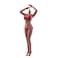 SOUFORCE 16 Scale Super Flexible Female Body 12 Suntan Skin Large Bust Seamless Miniature Action Figure Body Doll Collection Without Head Sculpt