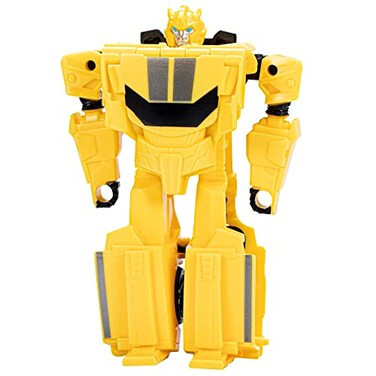Transformers Toys EarthSpark 1Step Flip Changer Bumblebee 4Inch Action Figure Robot Toys for Ages 6 and Up