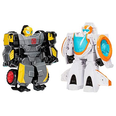 Transformers Toys Space Blast 2Pack Bumblebee and Autobot Blades 45Inch Action Figures Preschool Robot Toys for Kids Ages 3 and Up