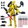 PkghoKids Assembly Completed T13 Action FigureT13 mision 13 figuras originales 3D Printed Toys Nova 13 Action Figures Desktop Decorations for Game Lovers Toy Yellow 55 Inch