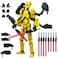 PkghoKids Assembly Completed T13 Action FigureT13 mision 13 figuras originales 3D Printed Toys Nova 13 Action Figures Desktop Decorations for Game Lovers Toy Yellow 55 Inch