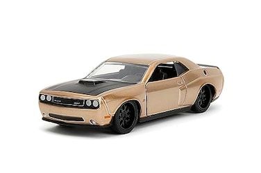 Jada Pink Slips 132 W2 2012 Dodge Challenger SRT8 DieCast Car Toys for Kids and Adults Metallic Gold
