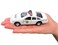 Zugar Land DieCast Pull Back Police Car Caprice 45 Chevy Blue White and Black Openable Doors Pull Back Action Realistic Highway Patrol Police Vehicles 1 White