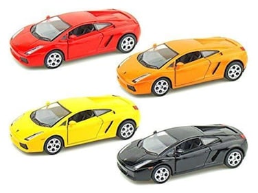 KiNSMART Lamborghini Gallardo 5 132 Scale Die Cast Metal Model Toy Super Sports Car 4SET
