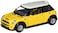 KiNSMART Mini Cooper S 5inch 128 Scale Die Cast Metal Model Toy Cars Yellow