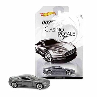 Hot Wheels 2015 Exclusive James Bond 007 Casino Royale Aston Martin DBS Silver 15