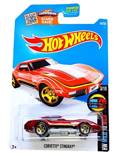 Hot Wheels 2016 HW Mild To Wild Corvette Stingray 58250 Maroon