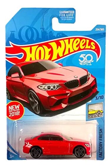 Hot Wheels 2018 50th Anniversary Factory Fresh 2016 BMW Model M2 254365 Red