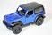 KiNSMART Jeep Wrangler Rubicon Off Road 4x4 5 inch 134 Scale Die Cast Model Replica Toy Car Blue Hardtop