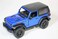KiNSMART Jeep Wrangler Rubicon Off Road 4x4 5 inch 134 Scale Die Cast Model Replica Toy Car Blue Hardtop