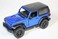 KiNSMART Jeep Wrangler Rubicon Off Road 4x4 5 inch 134 Scale Die Cast Model Replica Toy Car Blue Hardtop