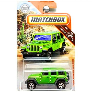 Matchbox 2019 2018 Off Road Jeep Wrangler JL Unlimited Green