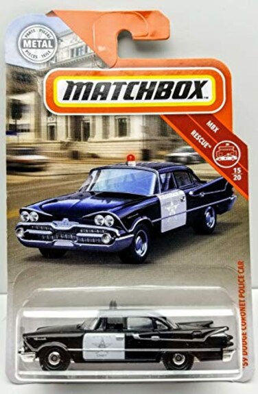 Tcllka Matchbox 2019 59 Dodge Coronet Police CAR