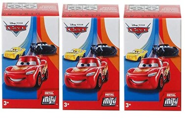 Mattel Pixar Disney Cars 3 DieCast Mini Racers Blind Boxes Bundle of 3