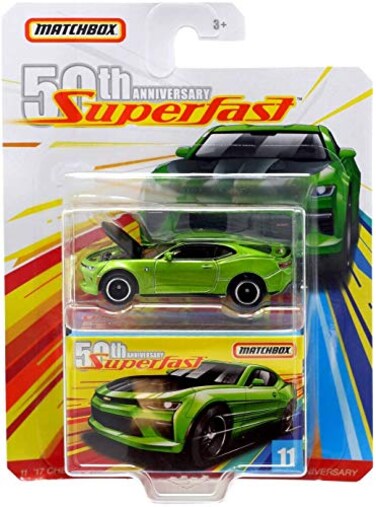 Matchbox 50th Anniversary SuperFast 17 Chevy Camaro